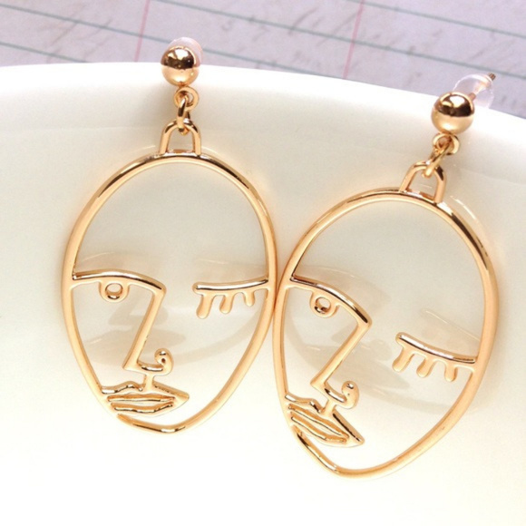 Boutique Jewelry - Boutique | Abstract Face Earrings